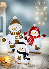 Deko figuren schneemannfamilie gebraucht kaufen  Obergriesbach