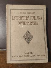 Letteratura italiana contempor usato  Catania