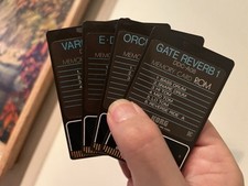 4 cartões de memória vintage 1986 Korg DD1 DD5 bateria máquina ressonância variação orquestra, usado comprar usado  Enviando para Brazil