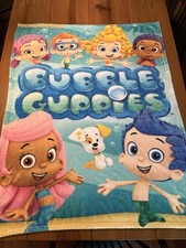 Roupa de cama infantil de pelúcia de lã Bubble Guppies Gil Molly Nonny Bubble Puppy comprar usado  Enviando para Brazil