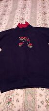 Ladies poppy sweatshirt for sale  PAIGNTON