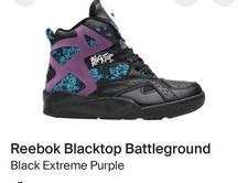 Używany, Reebok Pump BLACKTOP Battleground LIKE NEW US11 EU44,5 TWILIGHT SHAQ BRINGBACK na sprzedaż  Wysyłka do Poland