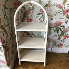 Vintage white rattan for sale  STOCKPORT