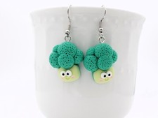 Kawaii broccoli earrings for sale  Indian Orchard