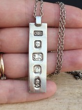 silver ingot pendant for sale silver ingot pendant for sale NORWICH