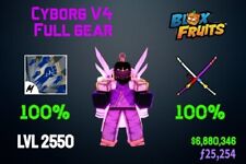 Roblox Blox Fruits LVL 2550 + Cyborg Full gear V4 + CDK + GODHUMAN na sprzedaż  Wysyłka do Poland