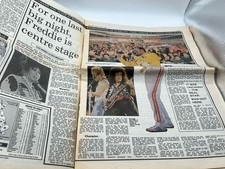 Freddie mercury daily for sale  DUDLEY