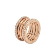 Usado, Anel Bvlgari Bulgari Bzero1 B-Zero One 4 bandas diamante K18PG #52 6,5 GZl18lmx comprar usado  Enviando para Brazil