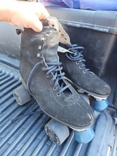 Patins International Sports & Safety Equipment tamanho 9 couro preto   comprar usado  Enviando para Brazil