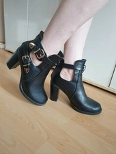 Stiefeletten schwarz absatz gebraucht kaufen  Aschaffenburg