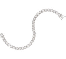 Diamonique halo sterling for sale  Houston