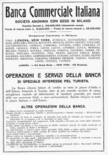 Pubblicita 1918 banca usato  Biella