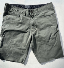 Shorts de corrida masculino FOX verde sólido 31 bainha plana verão casual praia surf relaxado comprar usado  Enviando para Brazil