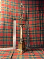 Brass Corinthian Column Pillar Lamp, usado comprar usado  Enviando para Brazil