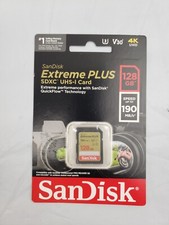 Novo cartão de memória SanDisk - Extreme PLUS 128GB 4K UHD SDXC UHS-1, usado comprar usado  Enviando para Brazil