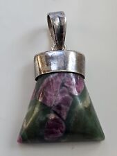 Pendentif argent rubis d'occasion  Behren-lès-Forbach