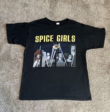 Usado, Camiseta Spice Girls 1998 Vintage Spice World Grande Fabricada Nos EUA comprar usado  Enviando para Brazil