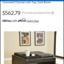 Contemporary oversized ottoman for sale  Trabuco Canyon