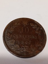Italia centesimi 1867 usato  Parma