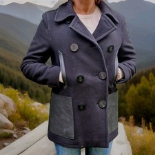 100%original BURBERRY 36 S Wolle Leder Mantel Wintermantel Cabanjacke Wollmantel comprar usado 100%original BURBERRY 36 S Wolle Leder Mantel Wintermantel Cabanjacke Wollmantel comprar usado  Enviando para Brazil