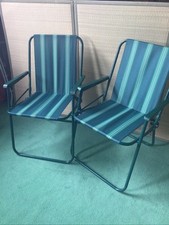 Deck chair green for sale  RUSHDEN