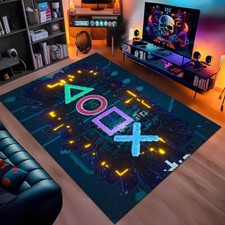 Tapete de botão para console de jogos, tapete para jogos, tapete para jogos, tapete colorido, tapete para sala de jogos, usado comprar usado  Enviando para Brazil