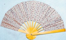 éventail tissu plissé d'occasion  Orleans-