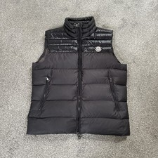 Moncler gilet black for sale  BIRMINGHAM