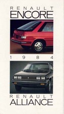 Catalogue Brochure Renault Alliance / Encore (9/11) 1984 USA segunda mano  Embacar hacia Mexico