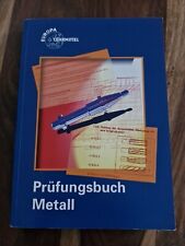 Prüfungsbuch metall buch gebraucht kaufen  Emsdetten