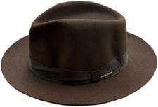 Fedora Stetson – Feltro de pele genuíno (tamanho 56, feito nos EUA) comprar usado  Enviando para Brazil