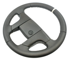 Volante de couro VW Volkswagen MK2 Golf II 2 GTI NOVO branco GRANDE SPLINE comprar usado  Enviando para Brazil