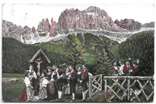 Cartolina bolzano rosengarten usato  Trieste