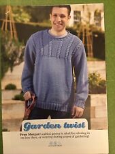 Knitting pattern men for sale  CRANBROOK