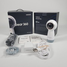 Câmera VR Esférica Samsung Gear 360 4K Branca SM-R210 com Capa - FUNCIONANDO comprar usado Câmera VR Esférica Samsung Gear 360 4K Branca SM-R210 com Capa - FUNCIONANDO comprar usado  Enviando para Brazil