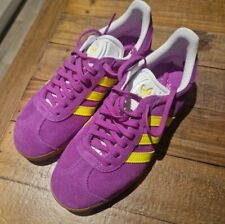 Adidas gazelle purple for sale  CREWE