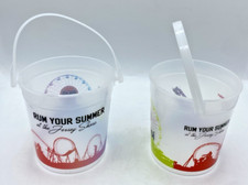Bacardi Rum 32 oz Balde de Copo de Plástico Rum Sua Receita de Jersey de Verão Lote 2 comprar usado  Enviando para Brazil