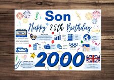 Son happy 25th for sale  CARLUKE