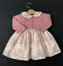 Bebé Niñas NEXT Vestido Rosa Flor Y Cárdigan 0/3 Meses segunda mano  Embacar hacia Mexico