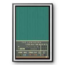 Poster lumineers concert for sale  Coalinga