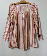 Blouse beige rayures d'occasion Blouse beige rayures d'occasion  Bourg-de-Thizy