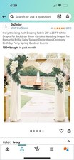 Ivory wedding arch for sale  Cortlandt Manor