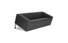 Stylowa sofa biuro trzyosobowa kanapa tekstylna meble do salonu wystrój na sprzedaż  PL