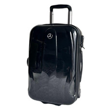 Mala de transporte Mercedes Benz Benz 32L 2 rodas PVC policarbonato preto comprar usado  Enviando para Brazil
