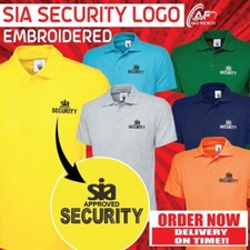 Camisa polo bordada de segurança aprovada pela SIA roupa de trabalho segurança para eventos equipe de CFTV comprar usado  Enviando para Brazil