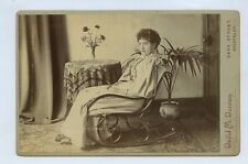 Usado, Cadeira de balanço mesa planta rosa Lyon 1907 foto de armário  comprar usado  Enviando para Brazil