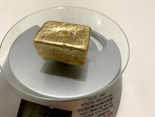 324 Grams Scrap Gold Bar For Gold Recovery Melted Different Computer Coin Pins comprar usado  Enviando para Brazil