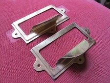 Pair polished brass for sale  LETCHWORTH GARDEN CITY