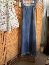 Denim pinafore dress for sale  NEWARK