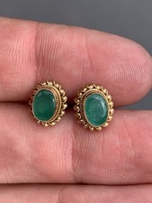 emerald earrings for sale  BRIGHTON